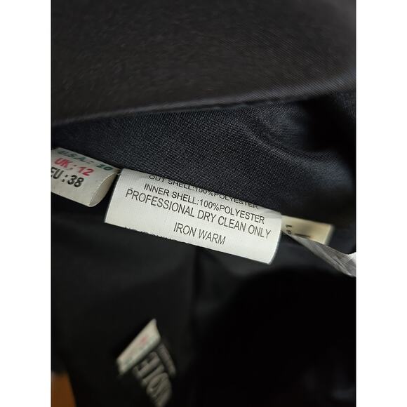 Belsoie Black Surplice V-Neck Sleeveless Evening Cocktail Dress Womans Size 10 - Picture 7 of 7